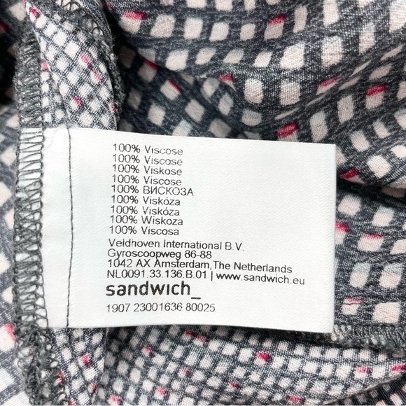 Sandwich Shirt Dress with Grid Pattern, Size EU 36 - Picture 8 of 10